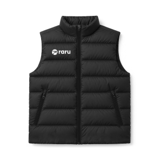 Puffer Vest RIGOR BLACK - RARU