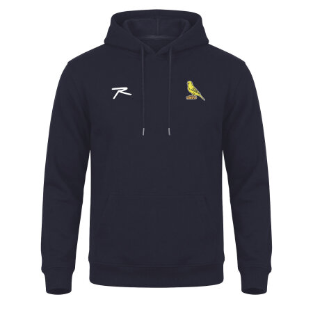 Raru x 343 DIGITAL Men's Hooded Sweatshirt LEPIDUS NAVY BLUE - 1