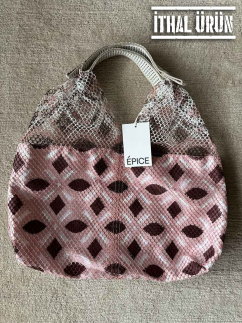 ÉPICE Paris Mesh Bag PINK - RARU BY BERİL KOÇ