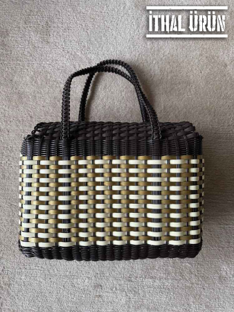 Mexican Handmade Crochet Bag BROWN - 2