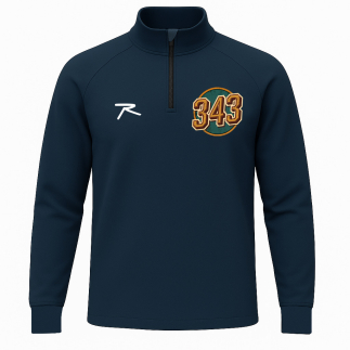 Raru x 343 DIGITAL Yarım Fermuarlı Sweatshirt SANUS PETROL - R.SPQOR