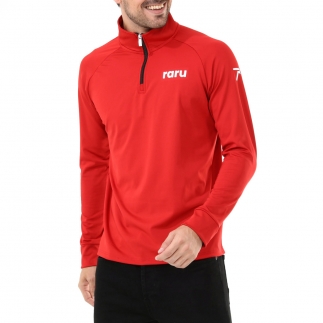 Raru Half-Zip Sweatshirt VITA Red - RARU