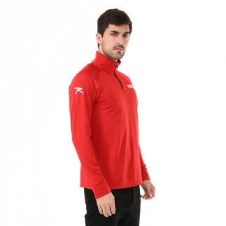 Raru Half-Zip Sweatshirt VITA Red - RARU (1)