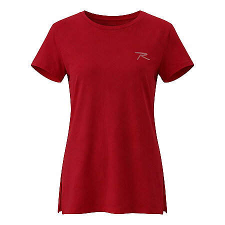 Raru Cotton O-Neck T-Shirt FUMUS Burgundy - 1