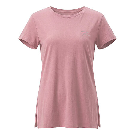 Raru Cotton V-Neck T-Shirt FRAGUM Pink - 1
