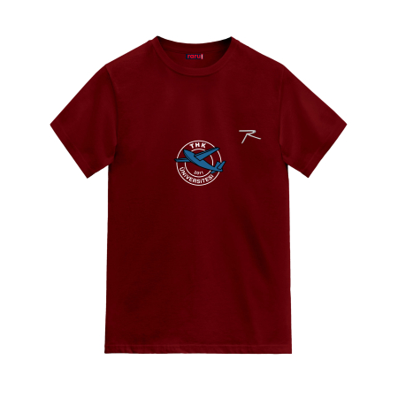 Raru Cotton T-Shirt AGNITIO Burgundy - 1