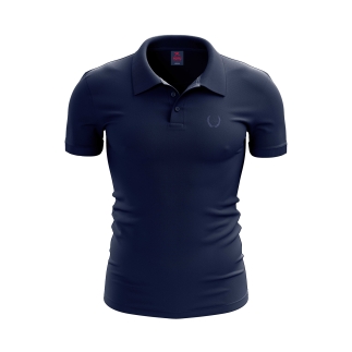 Spqr Polo T-Shirt SANCTUS Navy Blue - SPQR