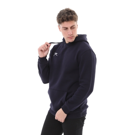 Raru Cotton Basic Hoodie LEPIDUS Navy Blue - 4