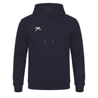 Raru Cotton Basic Hoodie LEPIDUS Navy Blue - BÜYÜK BEDEN