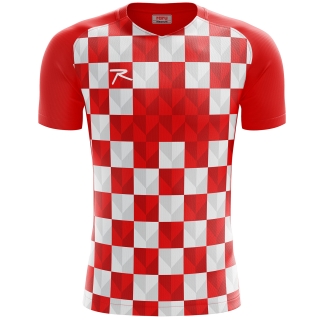 Raru Jersey T-Shirt QUADRUM Red - BÜYÜK BEDEN
