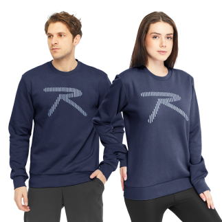 Raru Unisex Sweatshirt SATURO Navy Blue - RARU
