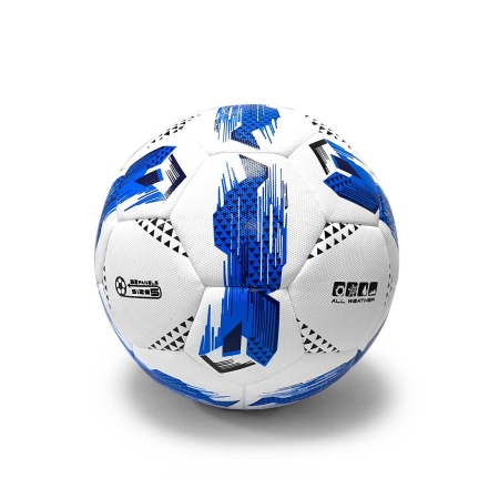 Hybrid Football Ball No.5 ROYAL BLUE - 2