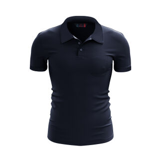 100% Cotton Pocket Polo Pique PARATUS NAVY BLUE 