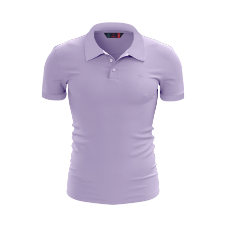 100% Cotton Polo T-Shirt IMPERO LAVENDER - 1
