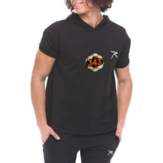 Raru x 343 DIGITAL Short-Sleeve Sweatshirt OCULUS BLACK 
