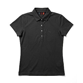 Kadın Polo T-Shirt LUCIDA SİYAH - RARU