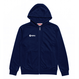 Kapüşonlu Tam Fermuarlı Sweatshirt LIBERTER LACİVERT - RARU