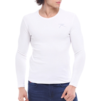 Baselayer Pamuk T-Shirt VESPER BEYAZ - RARU