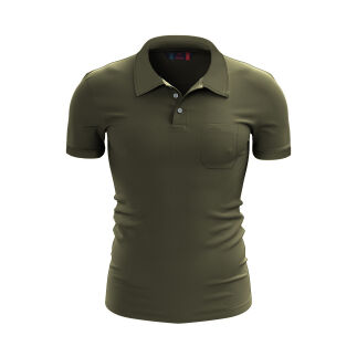 %100 Pamuk Cepli Polo T-Shirt PARATUS HAKİ - RARU