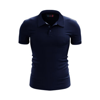 %100 Pamuk Cepli Polo T-Shirt PARATUS LACİVERT - RARU