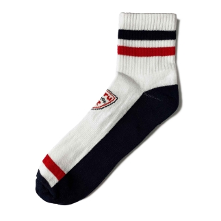 Raru Cushioned High Quarter Socks White - RARU