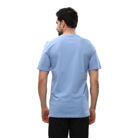 Raru Erkek %100 Pamuk T-Shirt AGNITIO MAVİ - 4