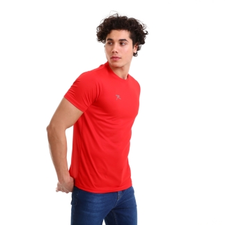 RARU - Raru Erkek Basic T-Shirt TRES KIRMIZI (1)