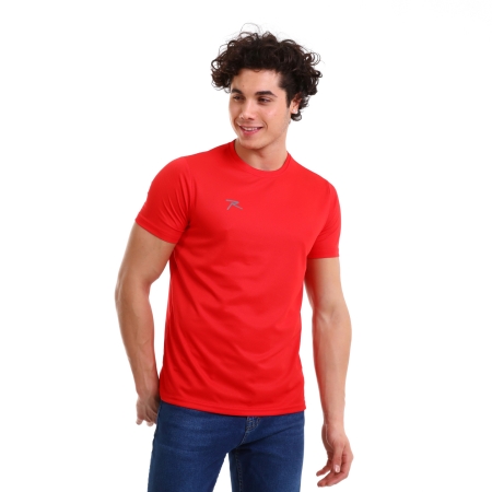 Raru Erkek Basic T-Shirt TRES KIRMIZI - 3