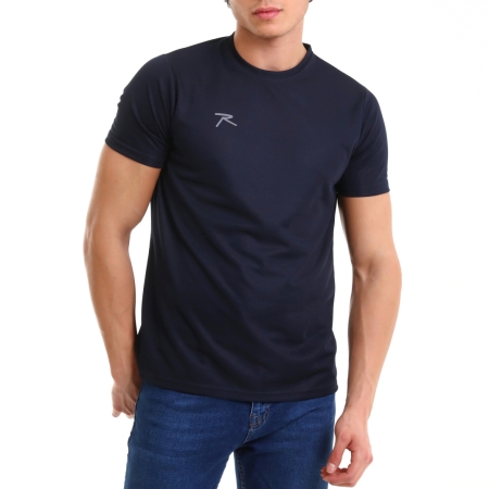 Raru Erkek Basic T-Shirt TRES LACİVERT - 1