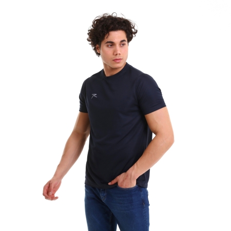 Raru Erkek Basic T-Shirt TRES LACİVERT - 3