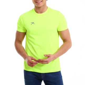 Raru Erkek Basic T-Shirt TRES SARI - 1