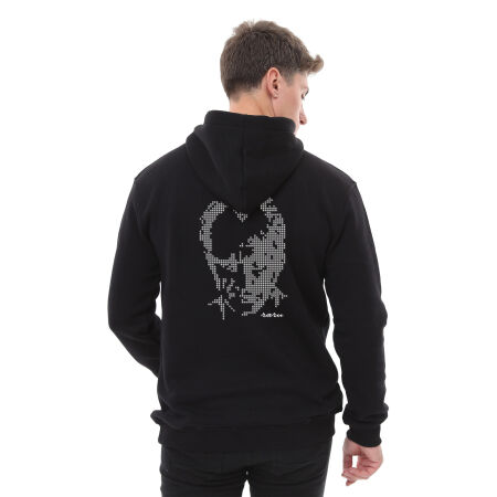 Atatürk Baskılı Kapüşonlu Sweatshirt LEPIDUS SİYAH - 1