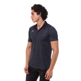 Polo T-Shirt FLUCTUS SİYAH - RARU (1)