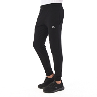 Ribanalı Sweat Pantolon ZANG SİYAH - RARU