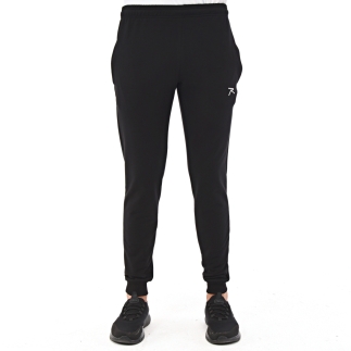 Raru Ribbed Sweat Pant ZANG Black - RARU (1)