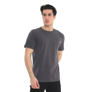 Raru Erkek %100 Pamuk T-Shirt GRAVIS ANTRASİT - 2