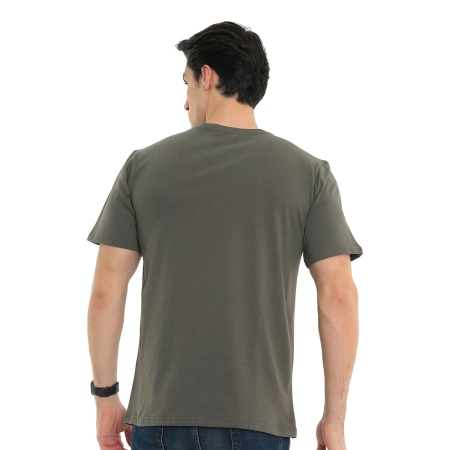 Raru Erkek %100 Pamuk T-Shirt GRAVIS HAKİ - 4