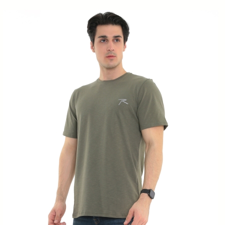 Raru Erkek %100 Pamuk T-Shirt GRAVIS HAKİ - 2