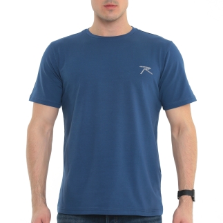 Raru Erkek %100 Pamuk T-Shirt GRAVIS İNDİGO - 1