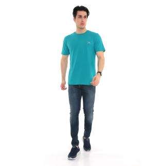 Raru Erkek %100 Pamuk T-Shirt GRAVIS MİNT - 5