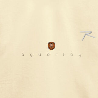 Raru x 343 DIGITAL %100 Pamuk T-Shirt AGNITIO EKRU - R.SPQOR (1)