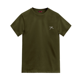 %100 Pamuk T-Shirt AGNITIO HAKİ - RARU