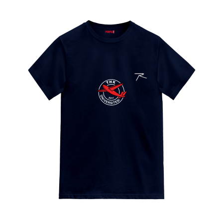 Raru x THKU %100 Pamuk T-Shirt AGNITIO LACİVERT - 1