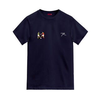 Raru x 343 DIGITAL %100 Pamuk T-Shirt AGNITIO LACİVERT - R.SPQOR