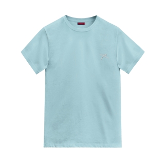 %100 Pamuk T-Shirt AGNITIO MAVİ - RARU