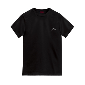 %100 Pamuk T-Shirt AGNITIO SİYAH - RARU