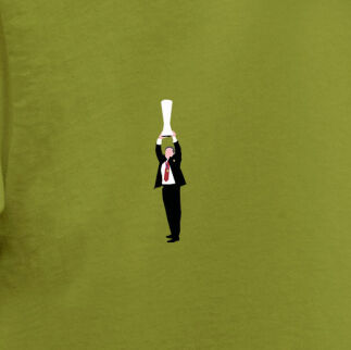 Raru x 343 DIGITAL %100 Pamuk T-Shirt AGNITIO YEŞİL - R.SPQOR (1)