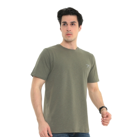 %100 Pamuk T-Shirt GRAVIS HAKİ - 3