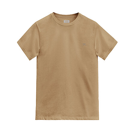 %100 Pamuk T-Shirt VALERIAN BEJ - 1