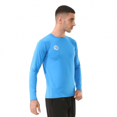Uzun Kollu T-Shirt VIVUS MAVİ - 3